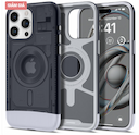 Ốp lưng iPhone 15 Pro Max Spigen Classic C1 Magfit - Graphite