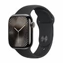 Apple Watch Series 10 LTE 42mm Viền Titan Dây Cao Su Size S/M - Titan Đen