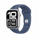 Apple Watch Series 10 GPS 42mm Viền Nhôm Dây Cao Su Size M/L - Bạc