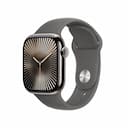 Apple Watch Series 10 LTE 42mm Viền Titan Dây Cao Su Size S/M - Titan Tự Nhiên