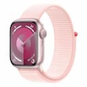 Apple Watch Series 9 (GPS) 41mm - MR953 Light Pink Viền Nhôm Dây Vải Hồng S/M - Light Pink