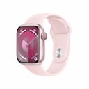 Apple Watch Series 9 (GPS) 41mm-Light Pink Viền Nhôm Dây Cao Su M/L - Light Pink