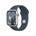 Apple Watch Series 9 (LTE) 41mm Viền Nhôm, Dây Cao Su Chính Hãng S/M - Storm Blue