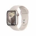 Apple Watch Series 9 (GPS) 41mm-MR8U3 Starlight Viền Nhôm Dây Cao Su M/L - Starlight