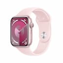 Apple Watch Series 9 (GPS) 45mm Viền Nhôm, Dây Cao Su S/M Chính Hãng - Light Pink