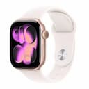 Apple Watch Series 11 46mm (GPS) Viền Nhôm Dây Cao Su Size M/L - Chính hãng Apple VN - Rose Gold