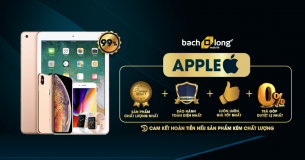 Loạt sản phẩm Apple 99% như mới, hạ giá sâu trong tháng 6 tại Bạch Long Mobile