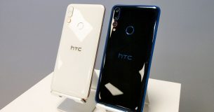 HTC Desire 19+ trình làng: màn hình giọt nước, bộ ba camera sau, chip Helio P35