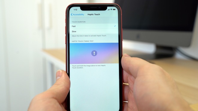 Haptic touch iphone 11 как включить