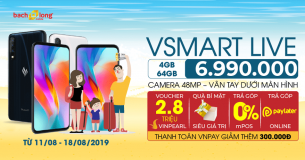 Đặt trước Vsmart Live: Nhận ngay Voucher du lịch Vinpearl cùng quà bí mật cực giá trị