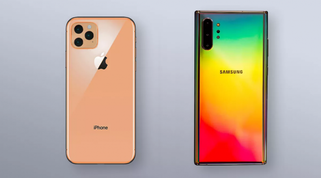 note10  vs iphone 11 pro