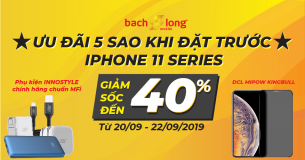 SỚM NHẤT SÀI GÒN: Phụ kiện cao cấp cho iPhone 11 chính thức lên kệ, giảm sốc 40%