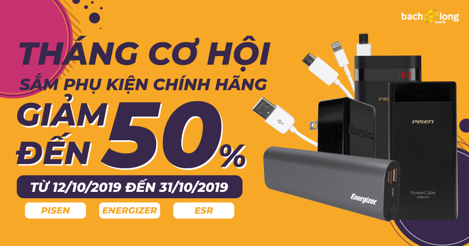 tháng cơ hội sắm phụ kiện chính hãng