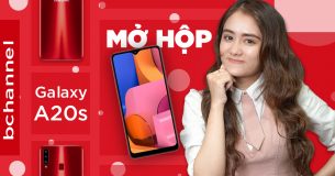 Cùng Ngọc Lushi mở hộp Galaxy A20s màu đỏ “giáng sinh”