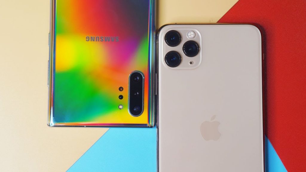 iphone 11 pro max galaxy note 10 plus