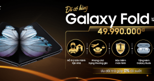 Galaxy Fold chính hãng đã có hàng: cấu hình đỉnh, đẳng cấp và nhiều quà tặng kèm