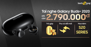 Tai nghe Galaxy Buds+ 2020 giá chỉ còn 2.790.000đ tại Bạch Long Mobile