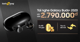 Tai nghe Galaxy Buds Plus (2020) chỉ còn 2.790.000đ. Độc quyền tại Bạch Long Mobile