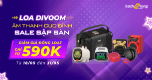 Loa DIVOOM ‘‘Âm Thanh Cực Đỉnh – Sale Sập Sàn’’ giảm giá đồng loạt chỉ từ 590k