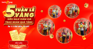 Chúc mừng những khách hàng may mắn trúng thưởng trong chương trình “5 Tuần lễ vàng” – Tuần thứ hai