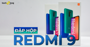 Đập hộp & đánh giá nhanh Redmi 9 : Pin 5020 mAH, chipset Helio G80 mạnh mẽ