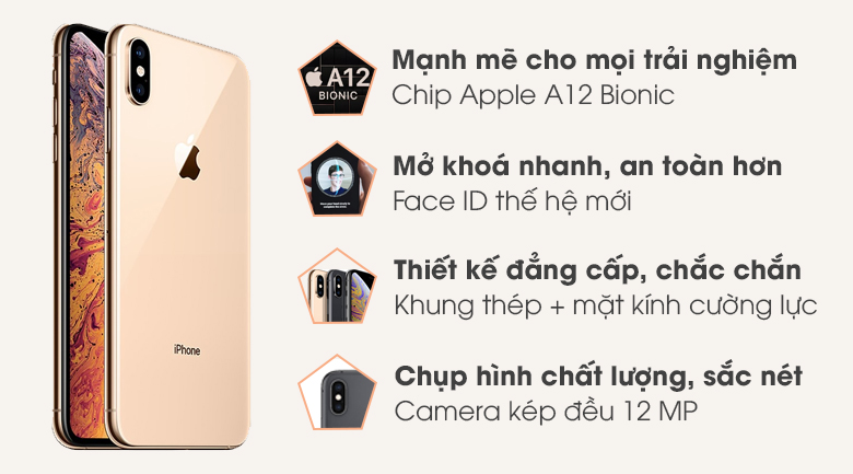 iPhone XS 64GB Chính Hãng 99,9%