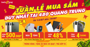 Hot Tháng 7: Tuần Lễ Mua Sắm – Duy Nhất Tại 480 Quang Trung