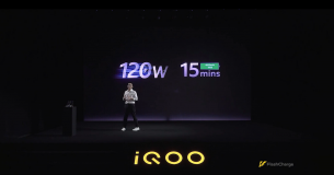 iQOO ra mắt sạc nhanh 120W sạc đầy pin trong 15 phút đầu tiên trên thế giới