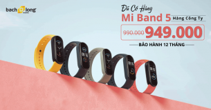 Xiaomi Mi Band 5 đã có hàng, giá độc quyền tại Bạch Long Mobile kèm khuyến mãi khủng