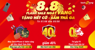 Hot Tháng 8: Flash Sale Ngày Vàng 8.8 – Quà Tặng Thả Ga