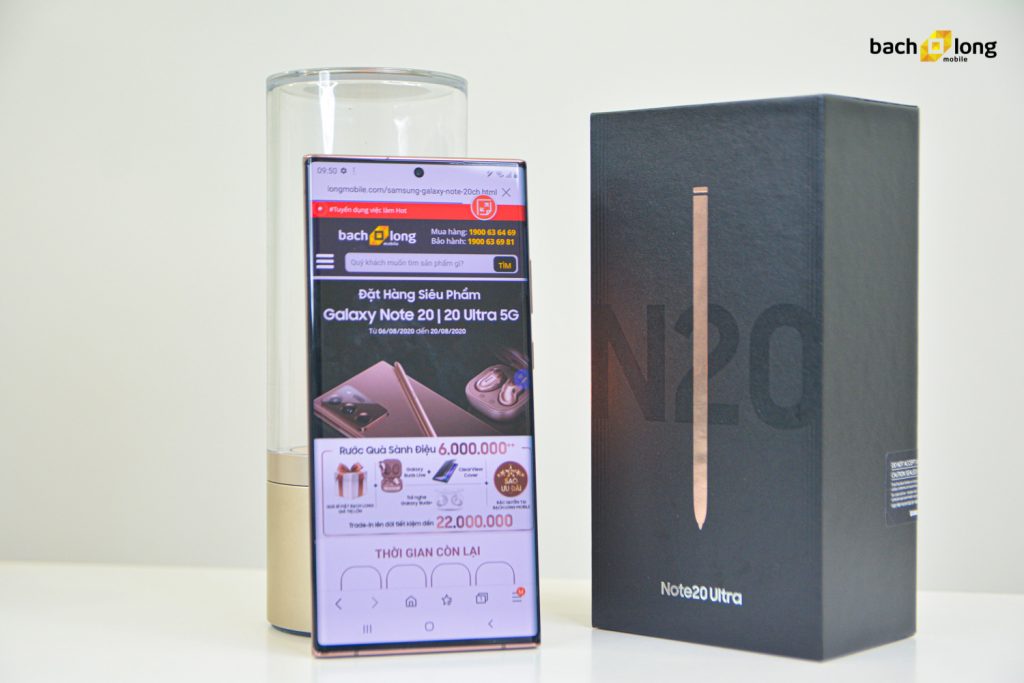 Đập hộp siêu phẩm Galaxy Note20 Ultra Mystic Bronze : Màn hình 120hz, SPen thông minh cùng thiết kế hoàn hảo