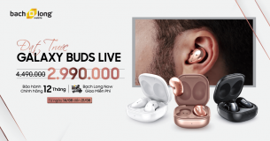 Đặt trước ngay Galaxy Buds Live, nhận giảm giá đến hơn 1 triệu đồng