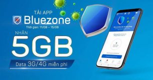 Hưởng ứng chống dịch, VinaPhone, MobiFone và Viettel tặng 5GB data miễn phí cho người dùng cài Bluezone