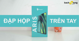 Đập hộp, trên tay Vsmart Aris : Mặt lưng kính sang trọng, viền phẳng và Snapdragon 730 mạnh mẽ