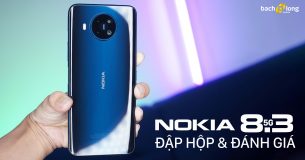 Đập hộp, đánh giá Nokia 8.3 5G : Thiết kế thu hút, camera PureView, Snapdragon 765G và pin dung lượng lớn