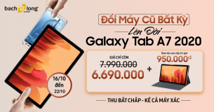 [Hot Tháng 10] Thu Xác Máy Cũ Bất Kỳ – Lên Đời Galaxy Tab A7 (2020) – Giá Hết Sẩy.