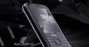 Lộ diện hình ảnh Nokia 8000 4G: Snapdragon 210, màn hình LCD, 2 Sim và chạy hệ điều hành KaiOS