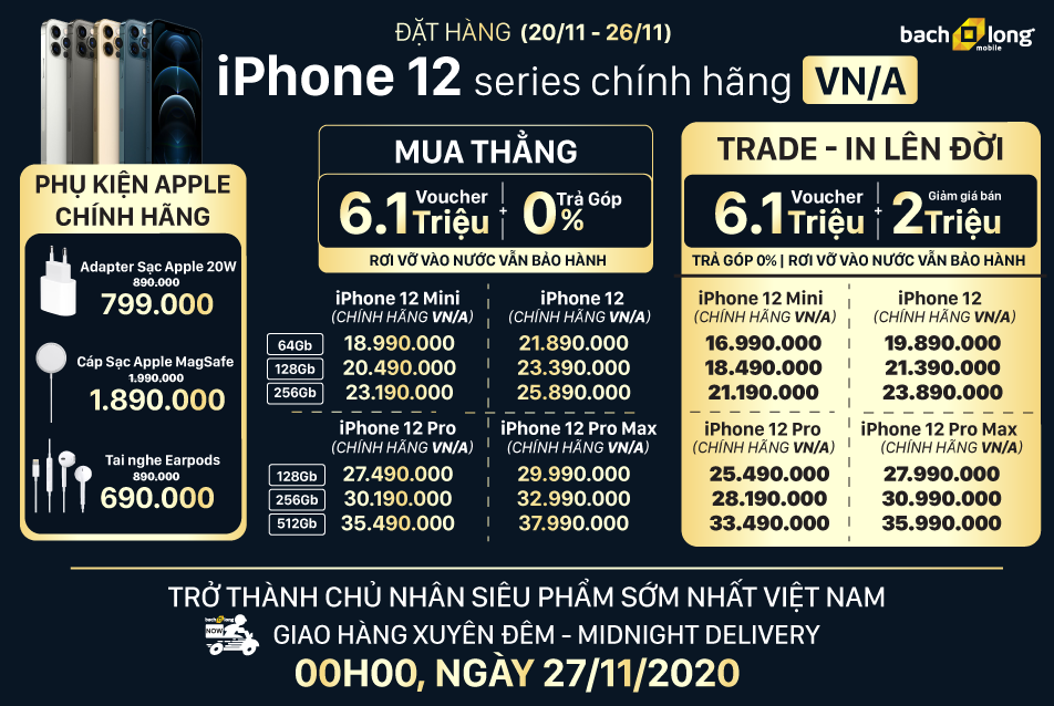 bạch long mobile iphone 12