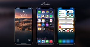 Concept iOS 15 tuyệt đẹp với trung tâm điều khiển đầy màu sắc, các biểu tượng cảm xúc được làm tròn và hơn thế nữa