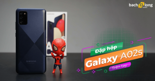 Đập hộp, trên tay Samsung Galaxy A02s : Thiết kế cao cấp, cấu hình mạnh cùng pin 5000mAh.