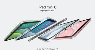 Kết xuất mới của iPad mini 6 với màn hình 8.7 inch đầy đủ