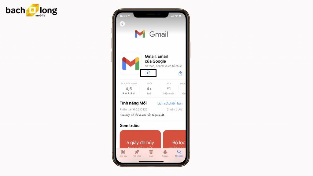 Cách đặt ứng dụng Gmail thành mặc định trên iOS 14