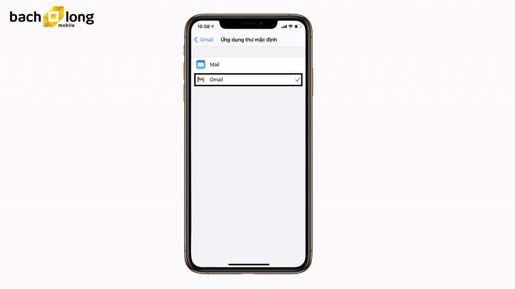 Cách đặt ứng dụng Gmail thành mặc định trên iOS 14