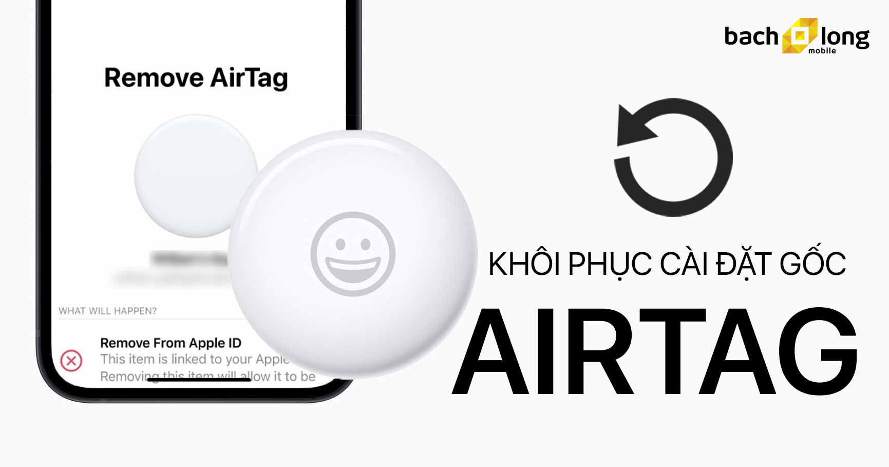 Cách khôi phục cài đặt gốc Airtag