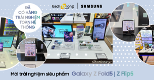 Đã có máy trải nghiệm Galaxy Z Fold5 và Galaxy Z Flip5 tại cửa hàng Bạch Long Mobile