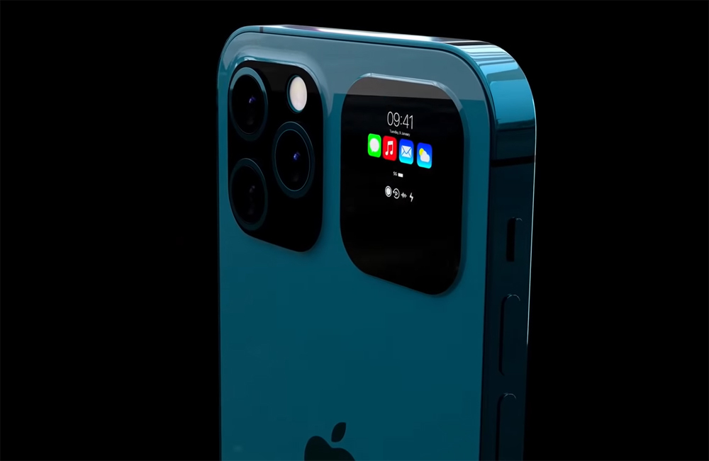 iPhone 13 sẽ có thêm màn hình phụ “cực đỉnh” tại mặt lưng?