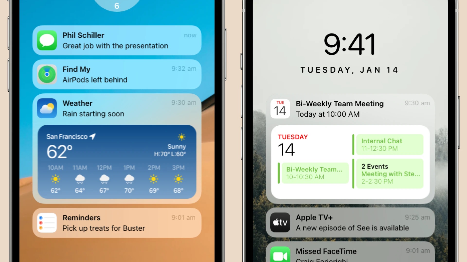 Thiết kế màn hình khóa iOS mới với giao diện tối giản và đẹp mắt sẽ giúp bạn có một trải nghiệm tốt hơn khi sử dụng iPhone của mình. Tính năng mới bao gồm thông báo thông minh, tùy chỉnh âm thanh và khóa màn hình độc đáo sẽ giúp bạn tối ưu hiệu suất khi sử dụng thiết bị của mình.