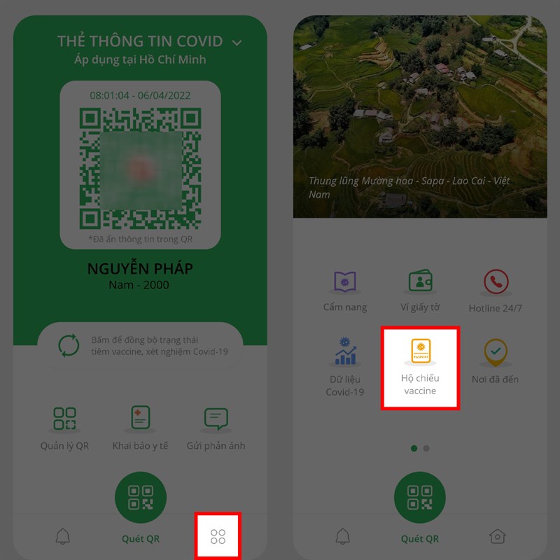 Cách xem hộ chiếu Vaccine trên PC Covid