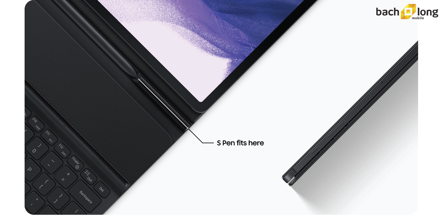 Bao da kiêm bàn phím Samsung Slim Book Cover Keyboard – quà tặng xịn sò dành cho Samsung Galaxy Tab S8+