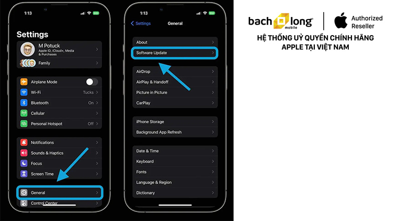 cách cài đặt ios 16